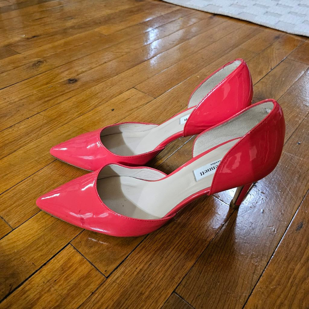 LK Bennett Leather Heel Pumps Women's Size 8.5